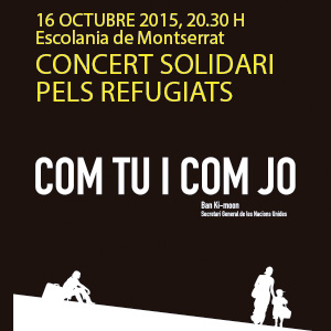 Resultat d'imatges de concert barcelona refugiats
